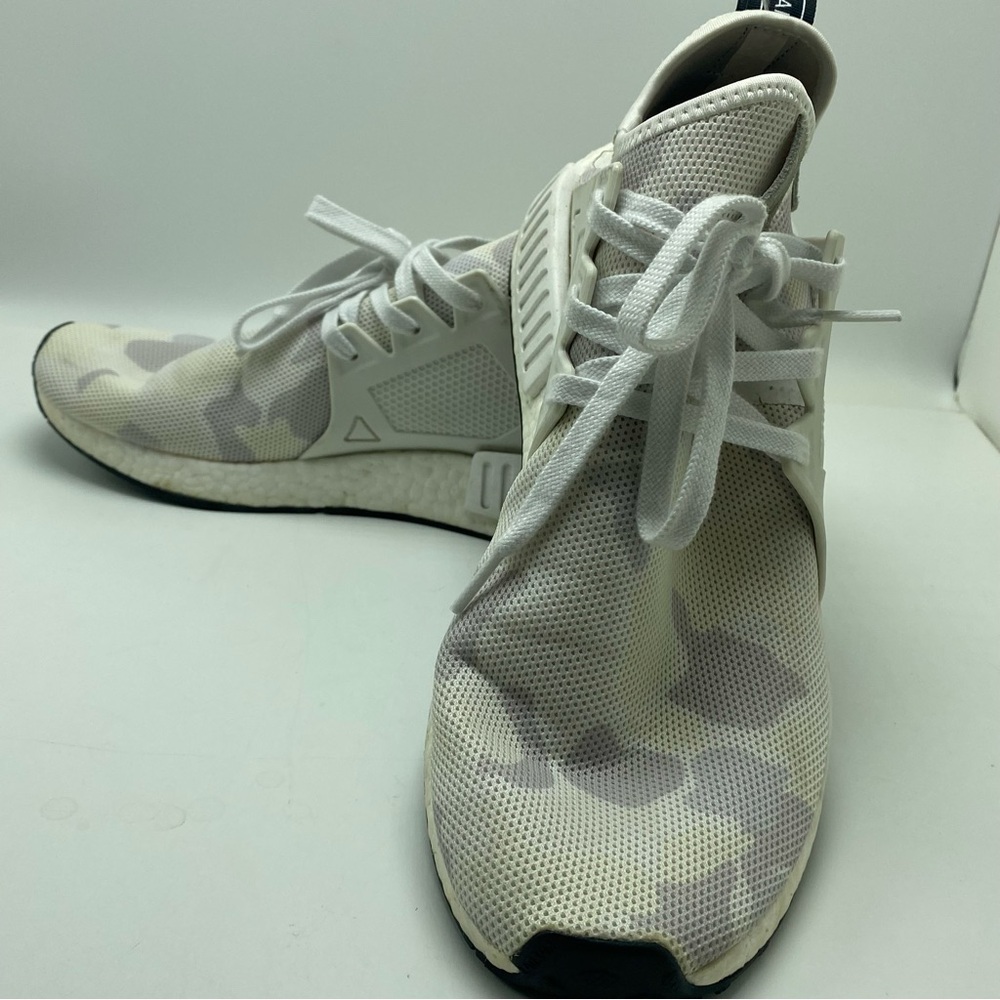 Adidas NMD XR1 White Duck Camo Running Shoes Size 10.5